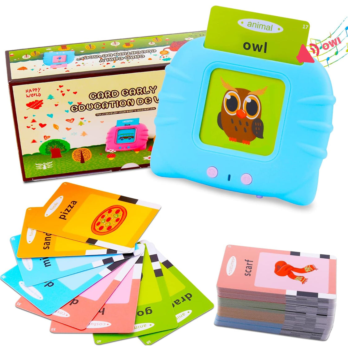 Talking Flash Cards Learning Toy - NARA SPACE