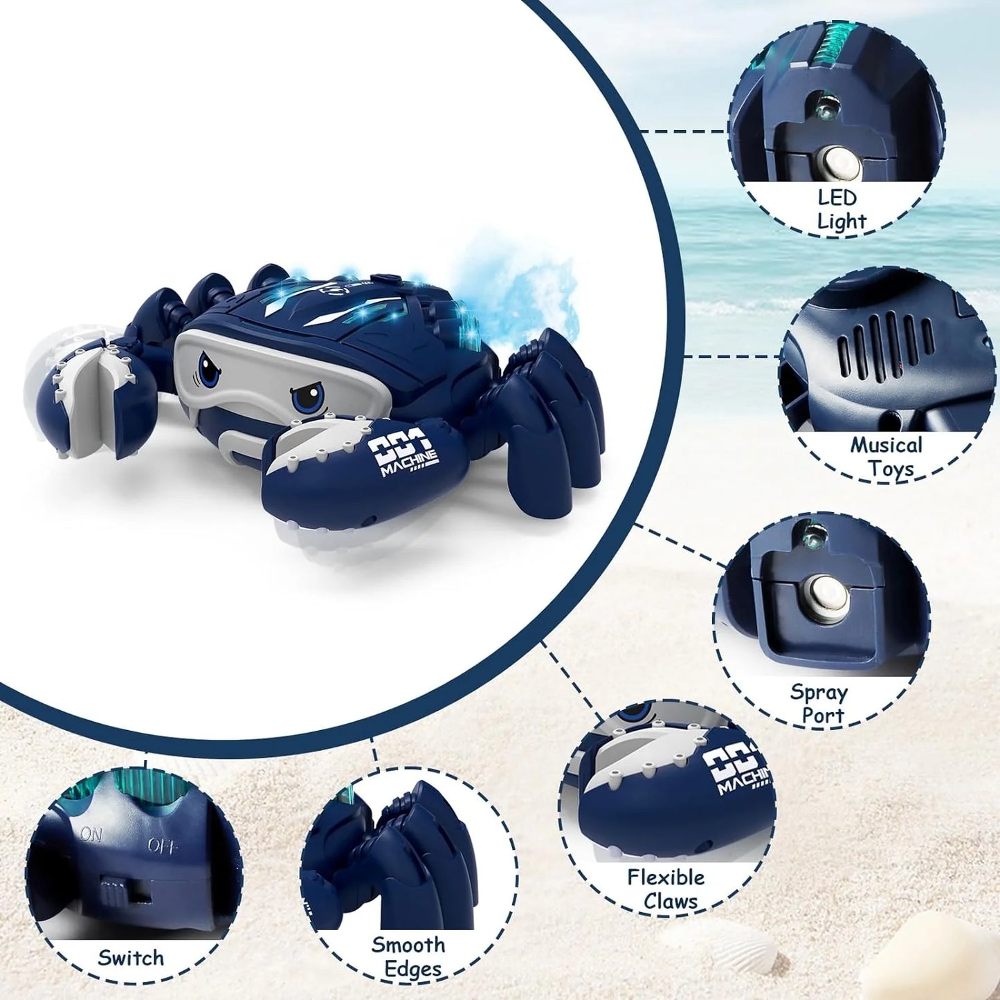 TurboCrab - Smart Crawling Electric Toy - NARA SPACE