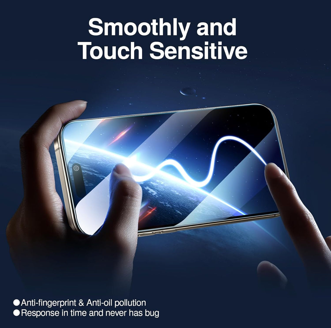 GEARMAX iPhone 16 Pro Privacy Screen Protector – 9H Anti-Spy Tempered Glass - NARA SPACE