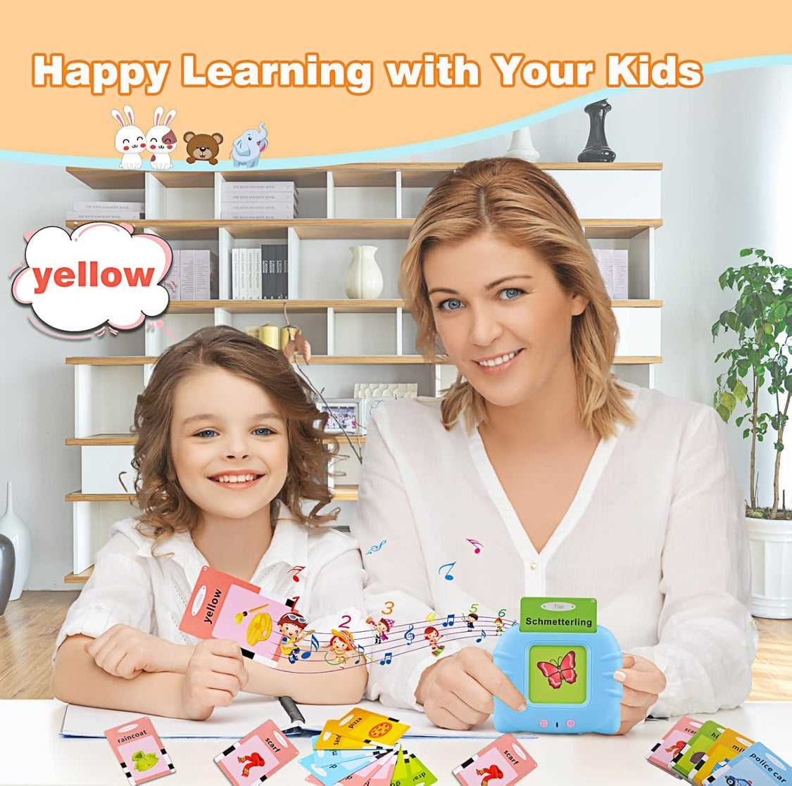 Talking Flash Cards Learning Toy - NARA SPACE
