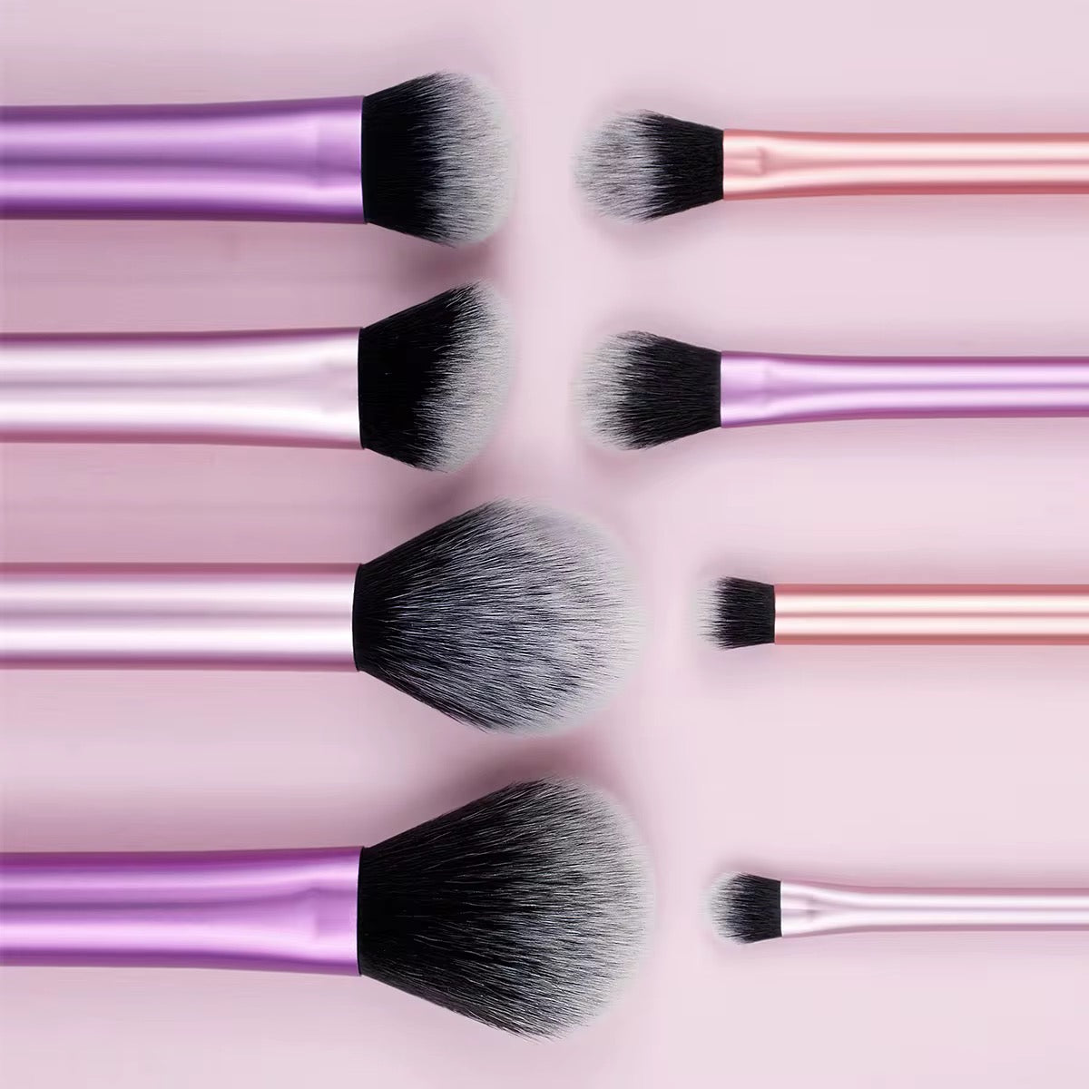 Professional 5-Piece Makeup Brush Set with Blending Sponge for Flawless Application - NARA SPACE
