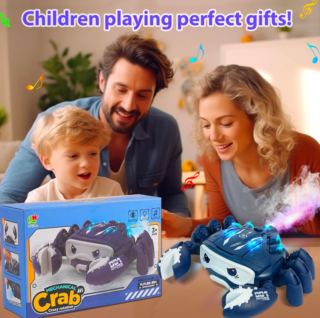 TurboCrab - Smart Crawling Electric Toy - NARA SPACE