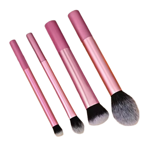 Professional 5-Piece Makeup Brush Set with Blending Sponge for Flawless Application - NARA SPACE