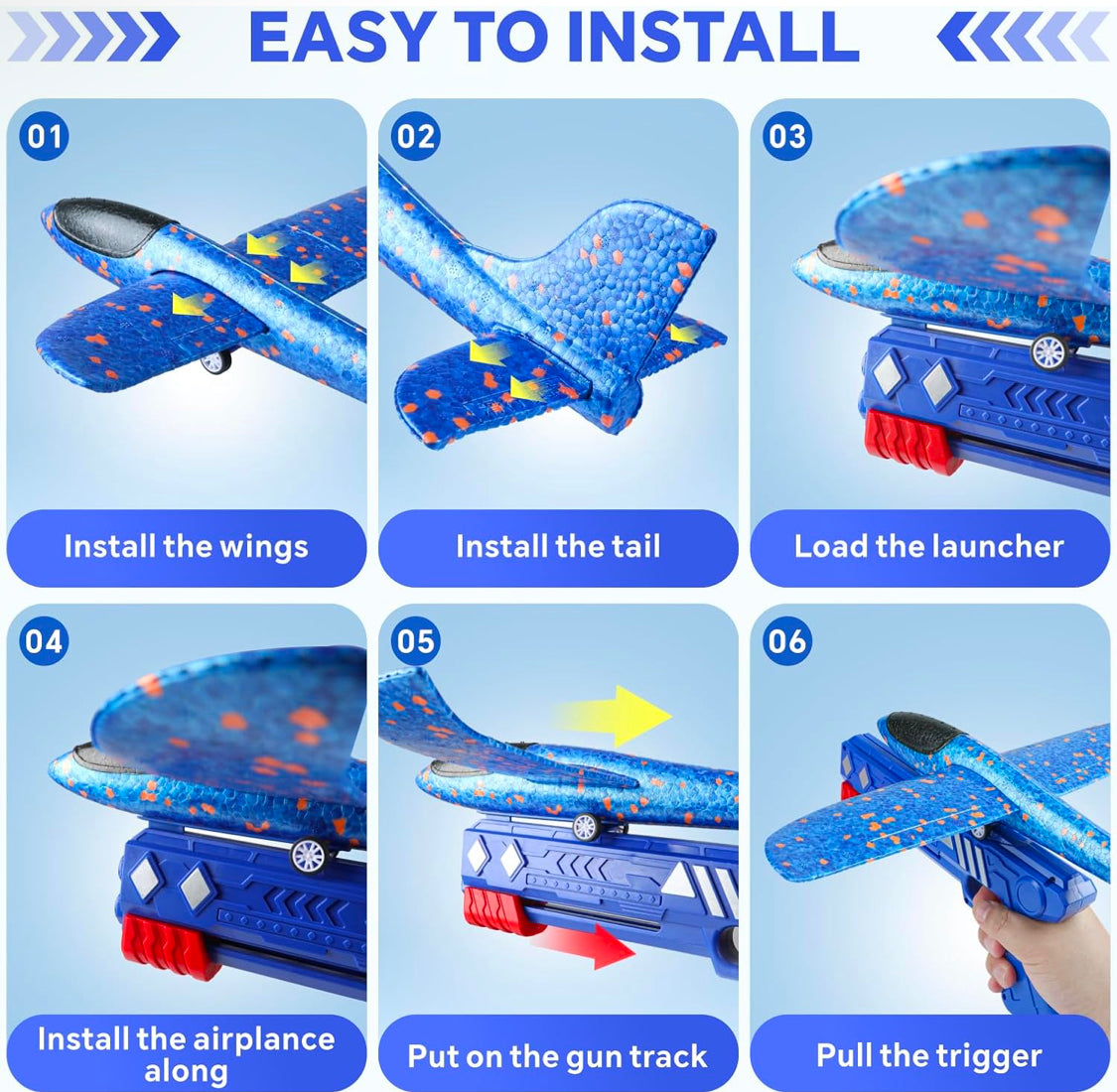 Sky Blaster 2-In-1 Airplane Launcher - NARA SPACE