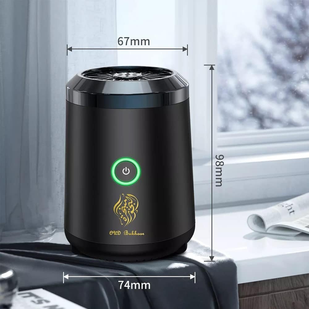 Electric Portable Rechargeable Bukhor Burner | 1 Year Warranty - NARA SPACE