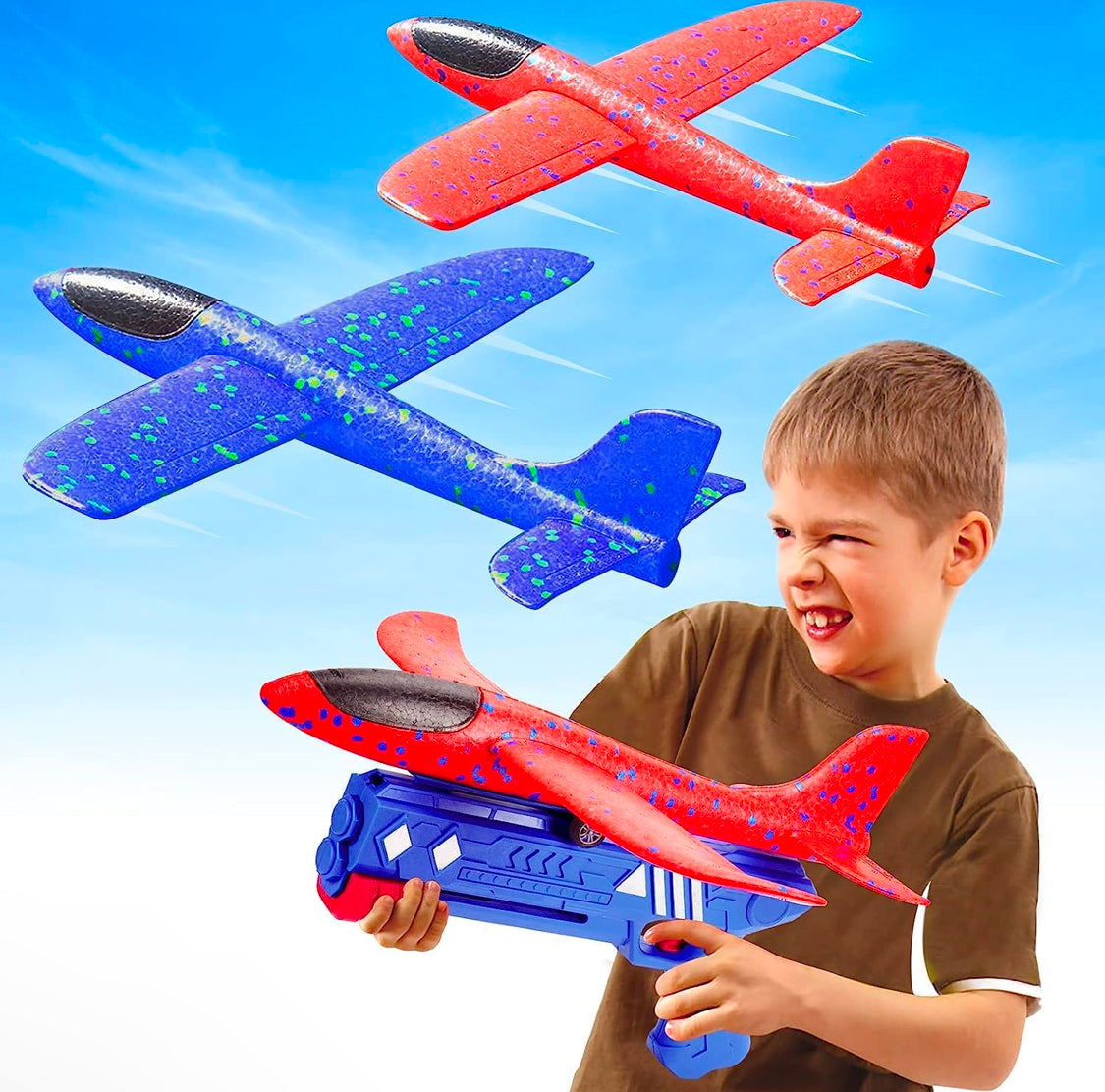 Sky Blaster 2-In-1 Airplane Launcher - NARA SPACE