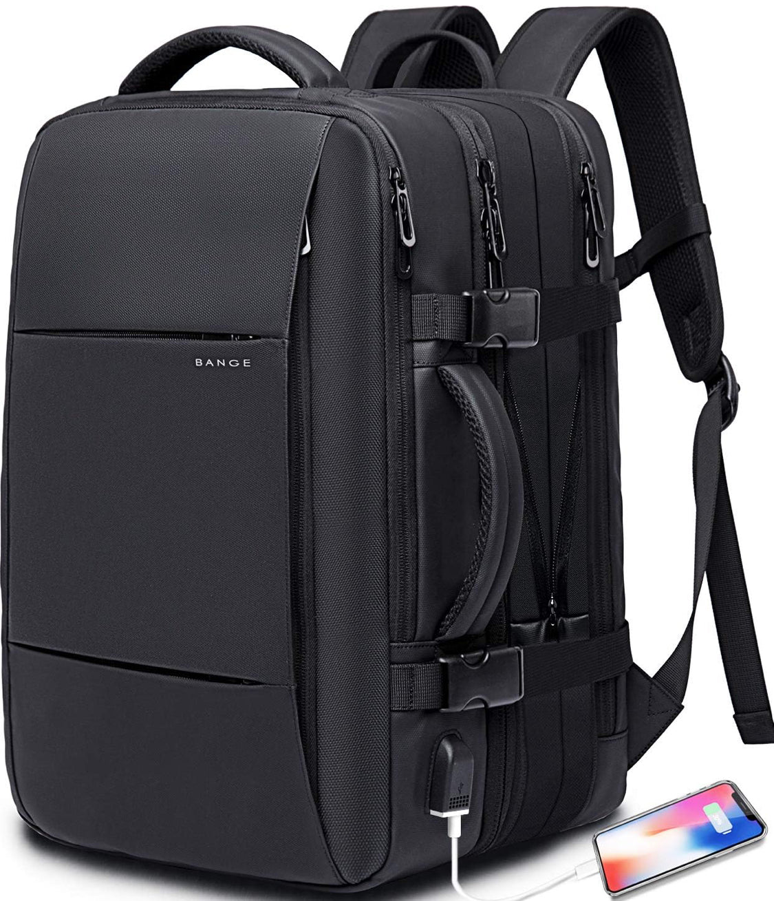 BANGE Expandable Travel Backpack - NARA SPACE