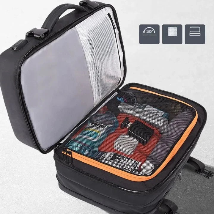 BANGE Expandable Travel Backpack - NARA SPACE