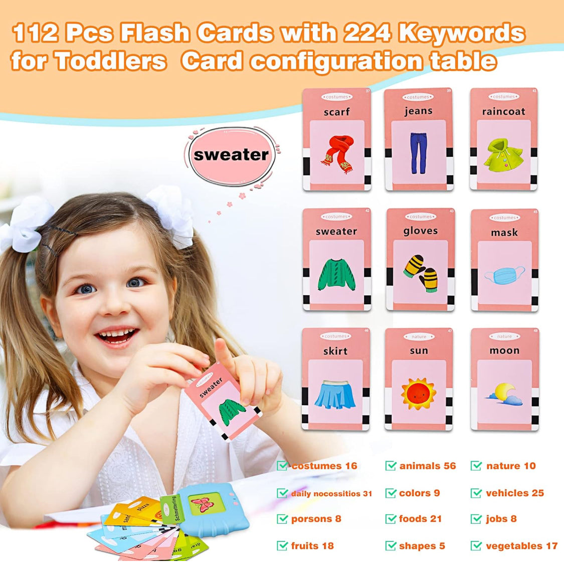 Talking Flash Cards Learning Toy - NARA SPACE