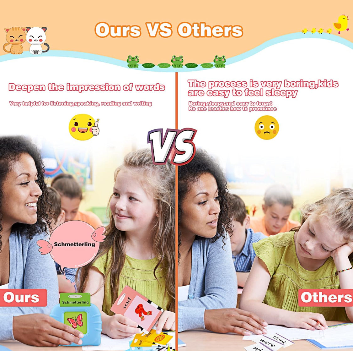Talking Flash Cards Learning Toy - NARA SPACE