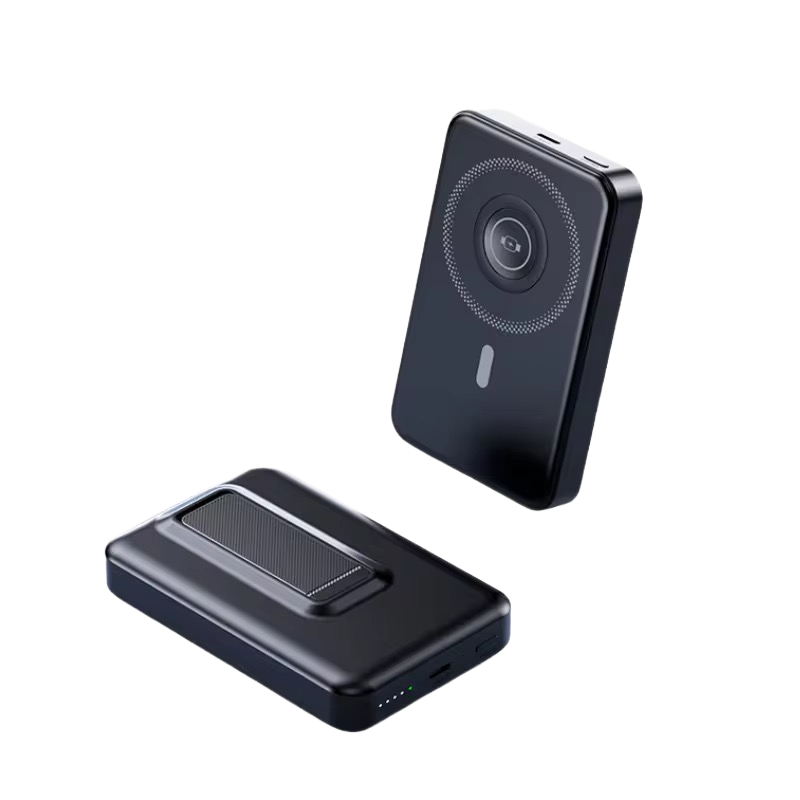 Magnetic Wireless Power Bank 10000mAh | 15W USB-C Fast Charger (BLACK) | 1 Year Warranty - NARA SPACE