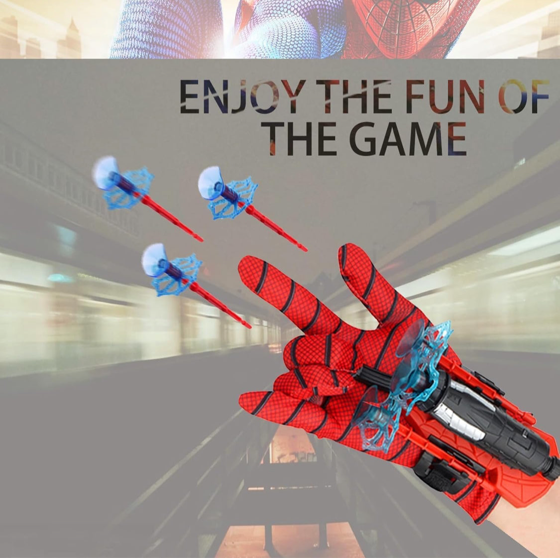 Spiderman Web Shooter Gloves – Kids Superhero Wrist Launcher Cosplay Toy - NARA SPACE