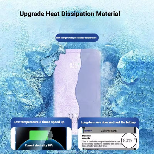 Magnetic 10000mAh Power Bank with Built-in Cables & 22.5W PD Fast Charging - NARA SPACE