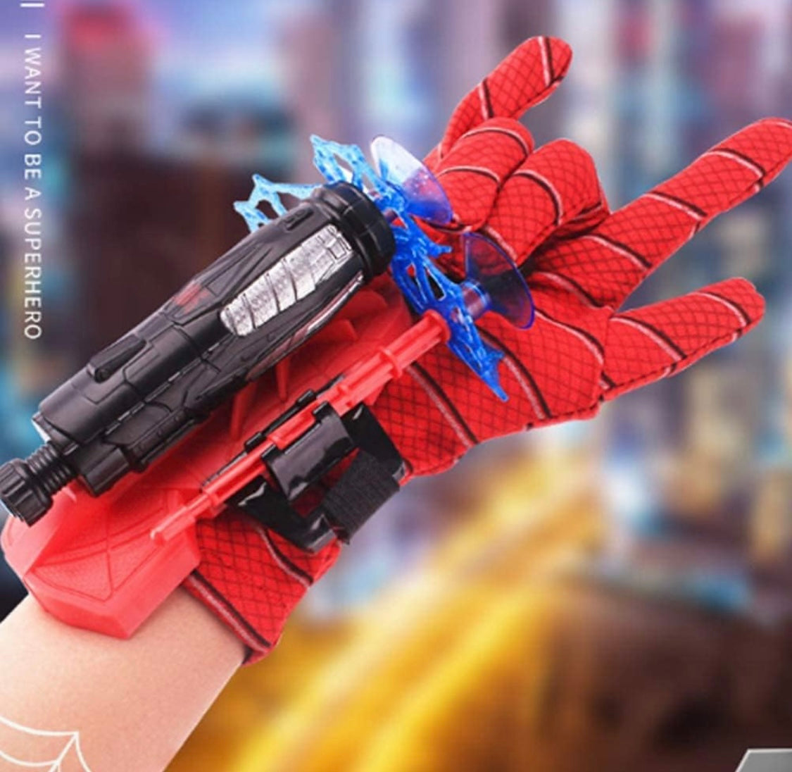 Spiderman Web Shooter Gloves – Kids Superhero Wrist Launcher Cosplay Toy - NARA SPACE