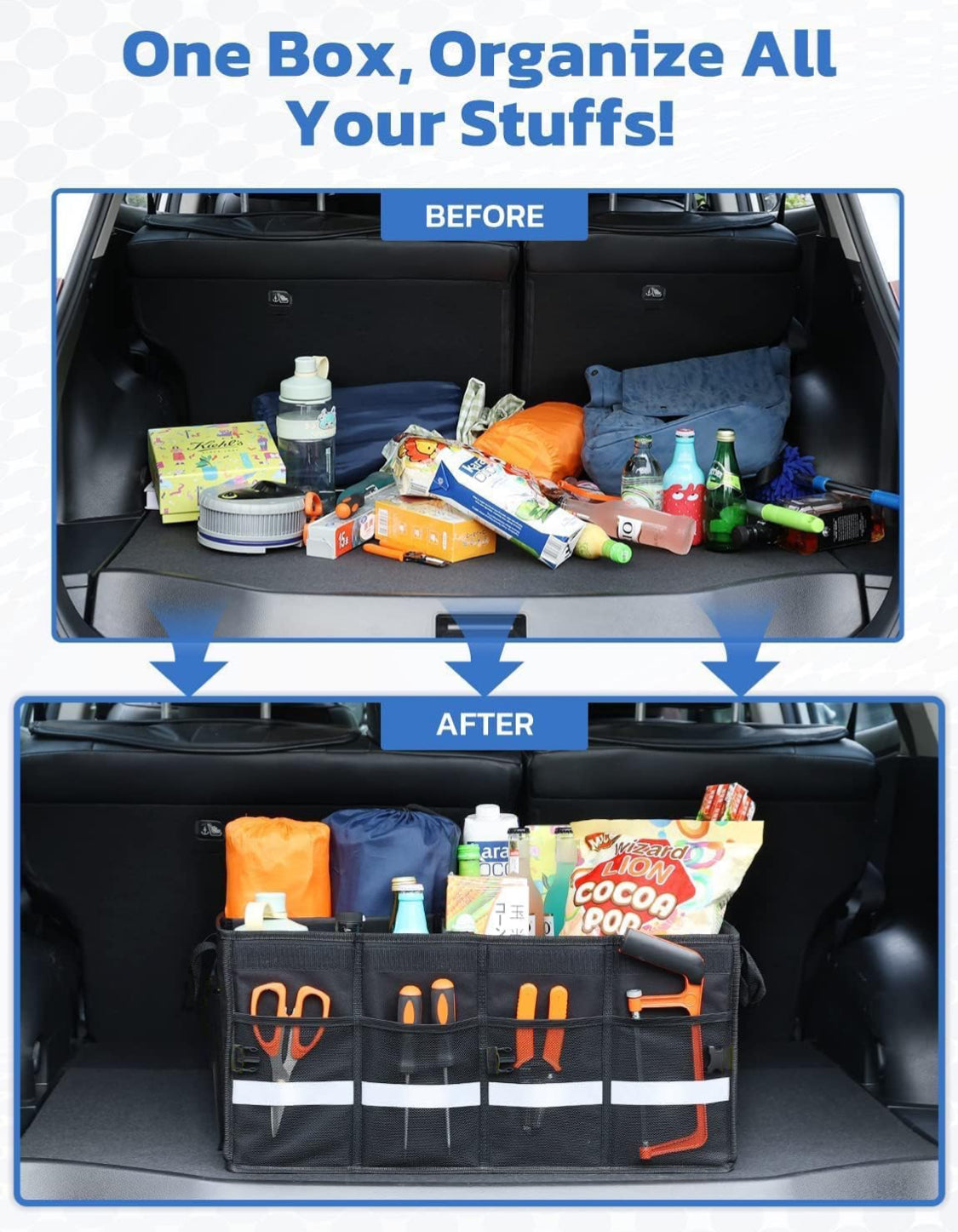 Premium Car Trunk Organizer - NARA SPACE