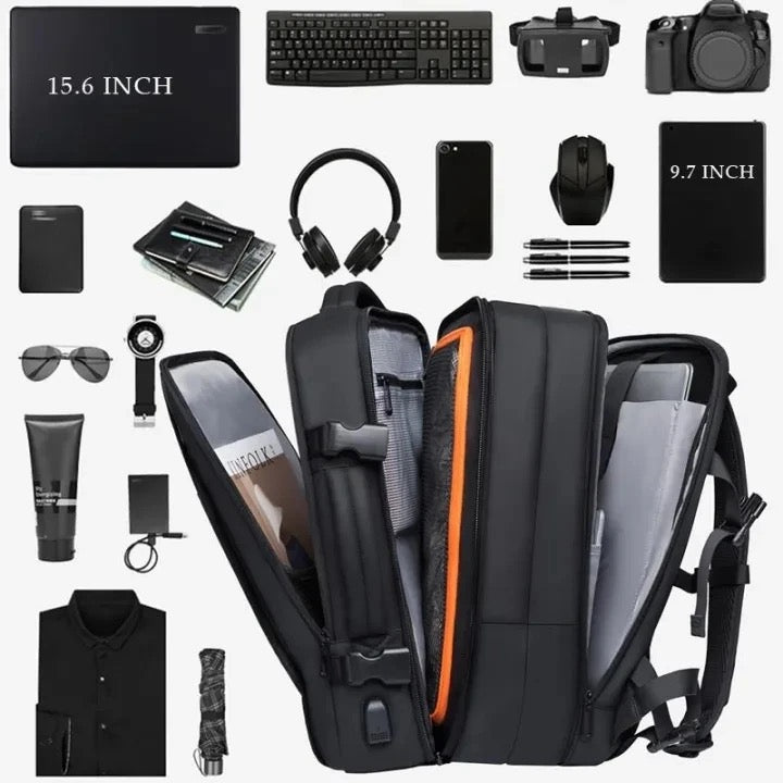 BANGE Expandable Travel Backpack - NARA SPACE