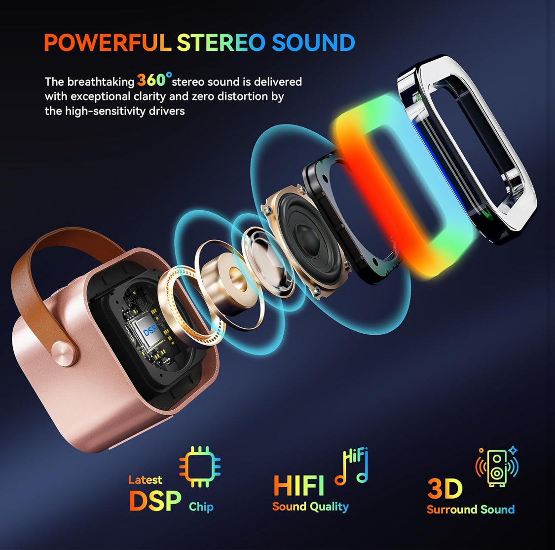 Portable Bluetooth Karaoke Microphone with Speaker – Wireless Handheld Machine - NARA SPACE