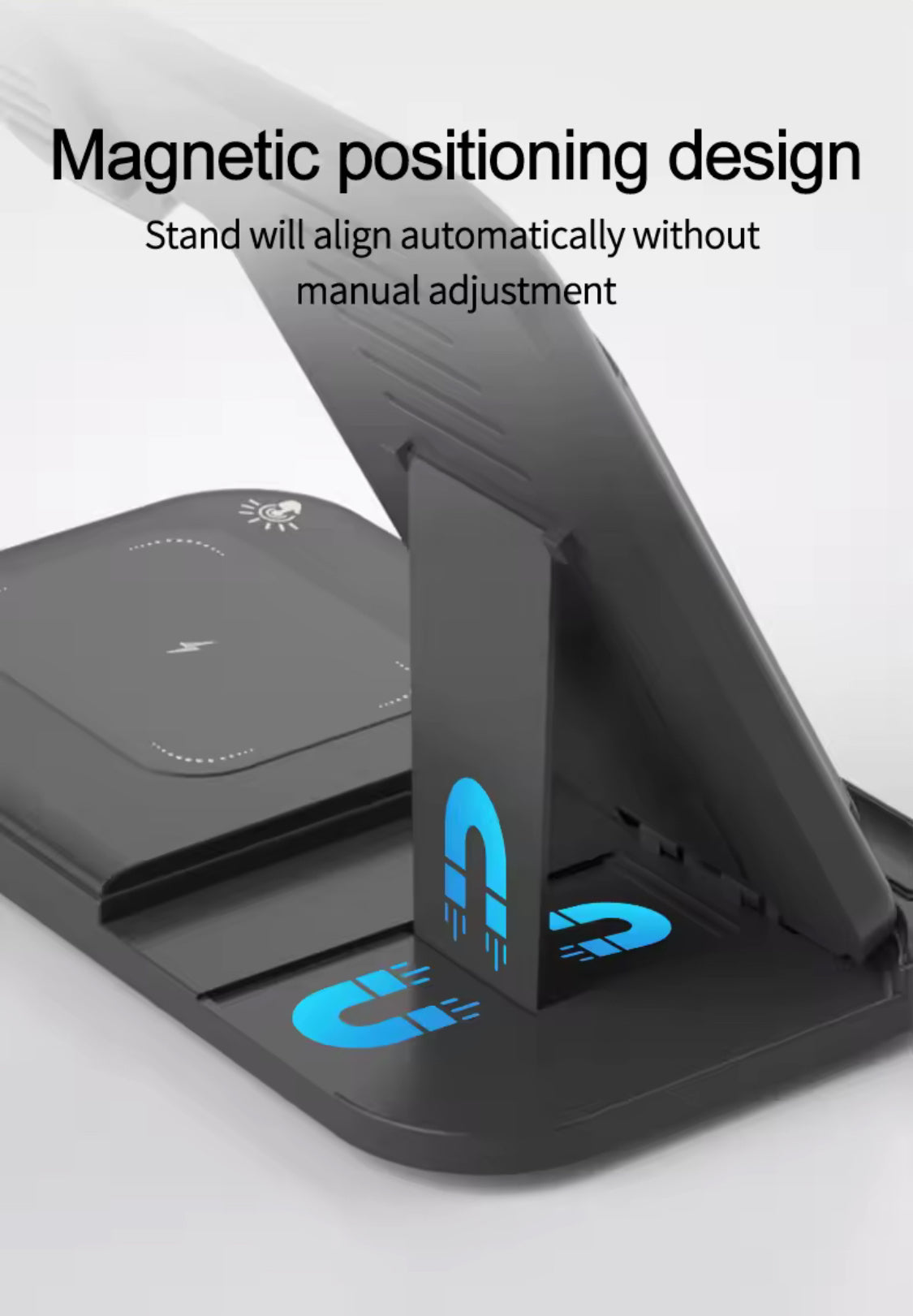 Foldable 15W Wireless Charger – 3-in-1 Charging Station - NARA SPACE