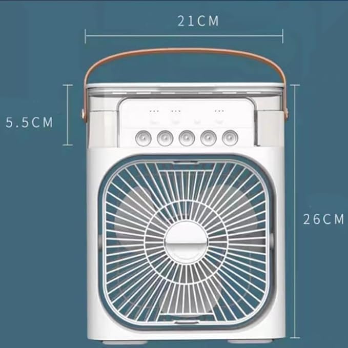 Portable Air Conditioner Fan with Humidifier – 700ml Mini Evaporative Cooler - NARA SPACE