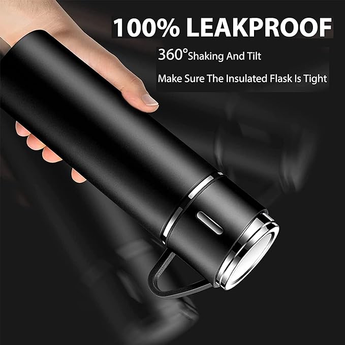 500ml Stainless Steel Vacuum Thermos Flask – Hot & Cold Insulated Bottle - NARA SPACE