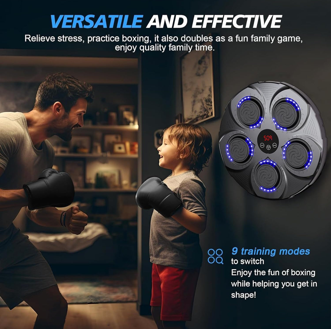 Smart Music Boxing Machine with Gloves - NARA SPACE