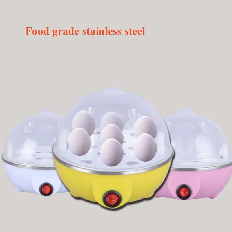 Rapid Egg Cooker – 7 Egg Capacity, Auto Shut-Off, BPA-Free, 1-Year Warranty - NARA SPACE