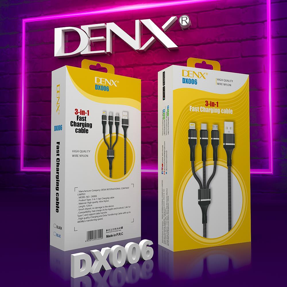 3-in-1 Fast Charging Cable | 1 Year Warranty - NARA SPACE