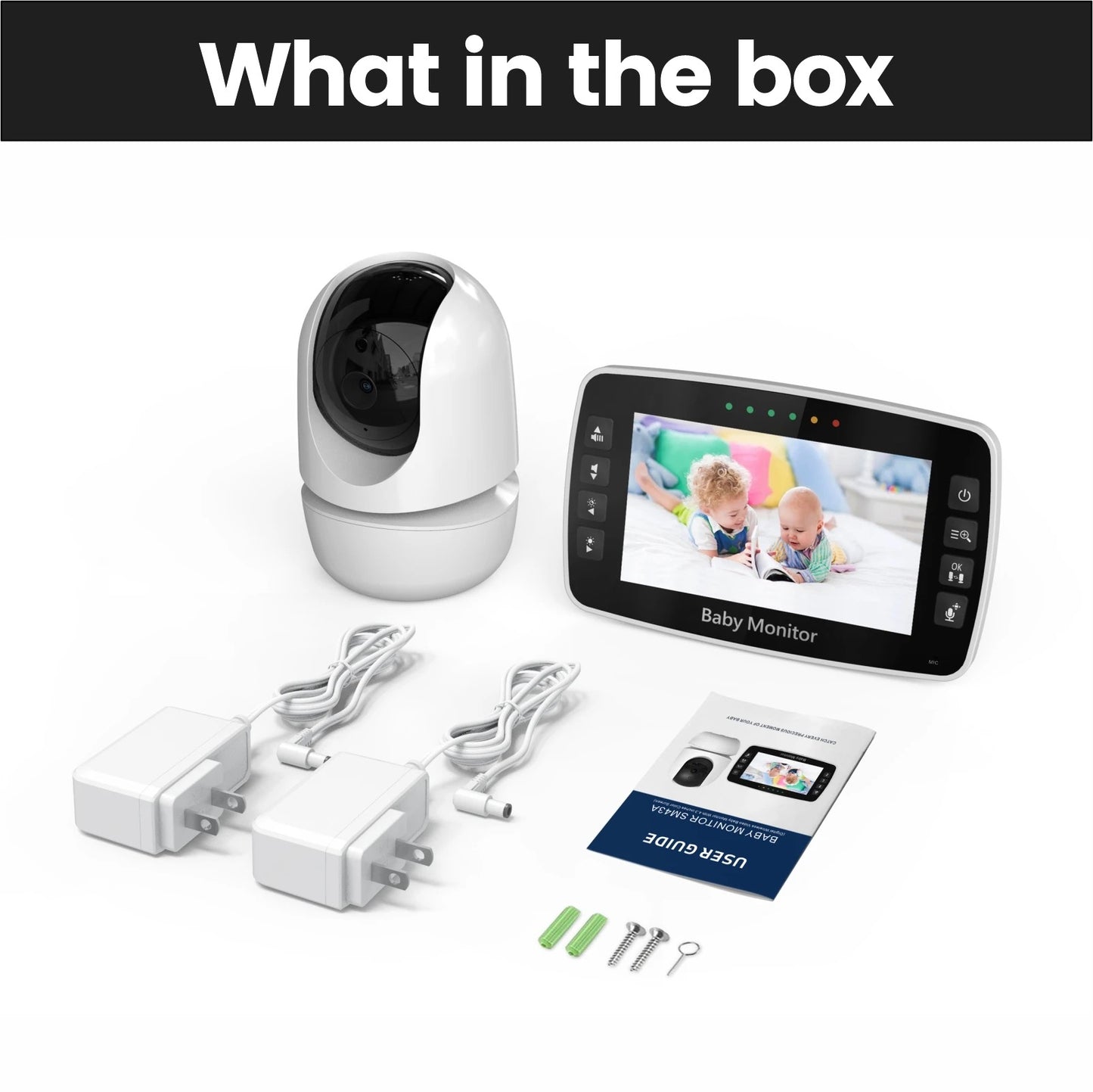 High-Quality 4.3-Inch Baby Monitor with Camera & Night Vision - NARA SPACE