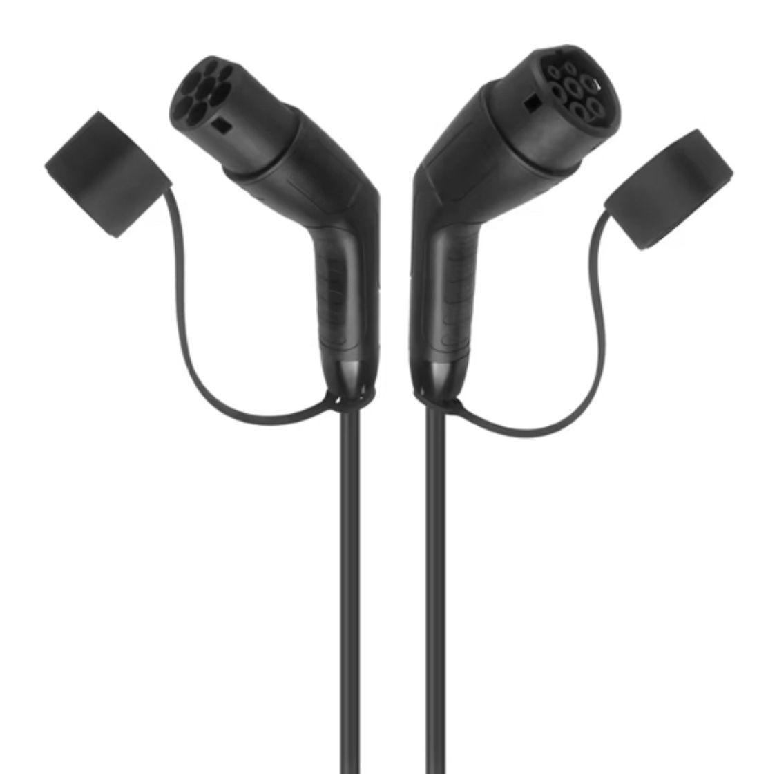 GreenLine - TYPE 2 TO TYPE 2 EV CHARGING CABLE (5M) | 32 A, 22 KW | +FREE BAG | 2 YEAR WARRANTY - NARA SPACE
