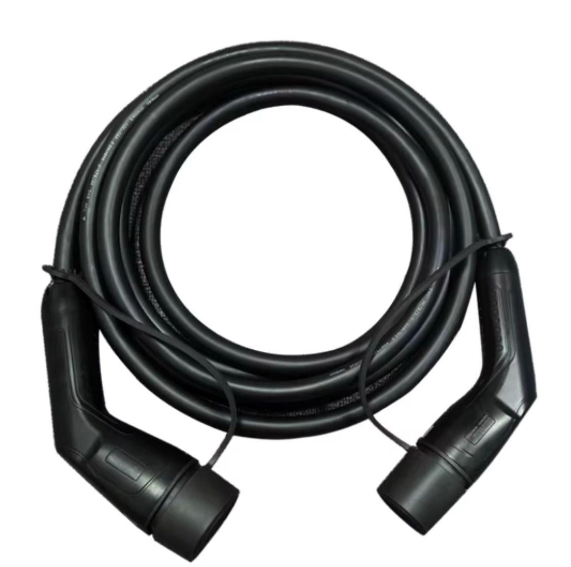 GreenLine - TYPE 2 TO TYPE 2 EV CHARGING CABLE (5M) | 32 A, 22 KW | +FREE BAG | 2 YEAR WARRANTY - NARA SPACE