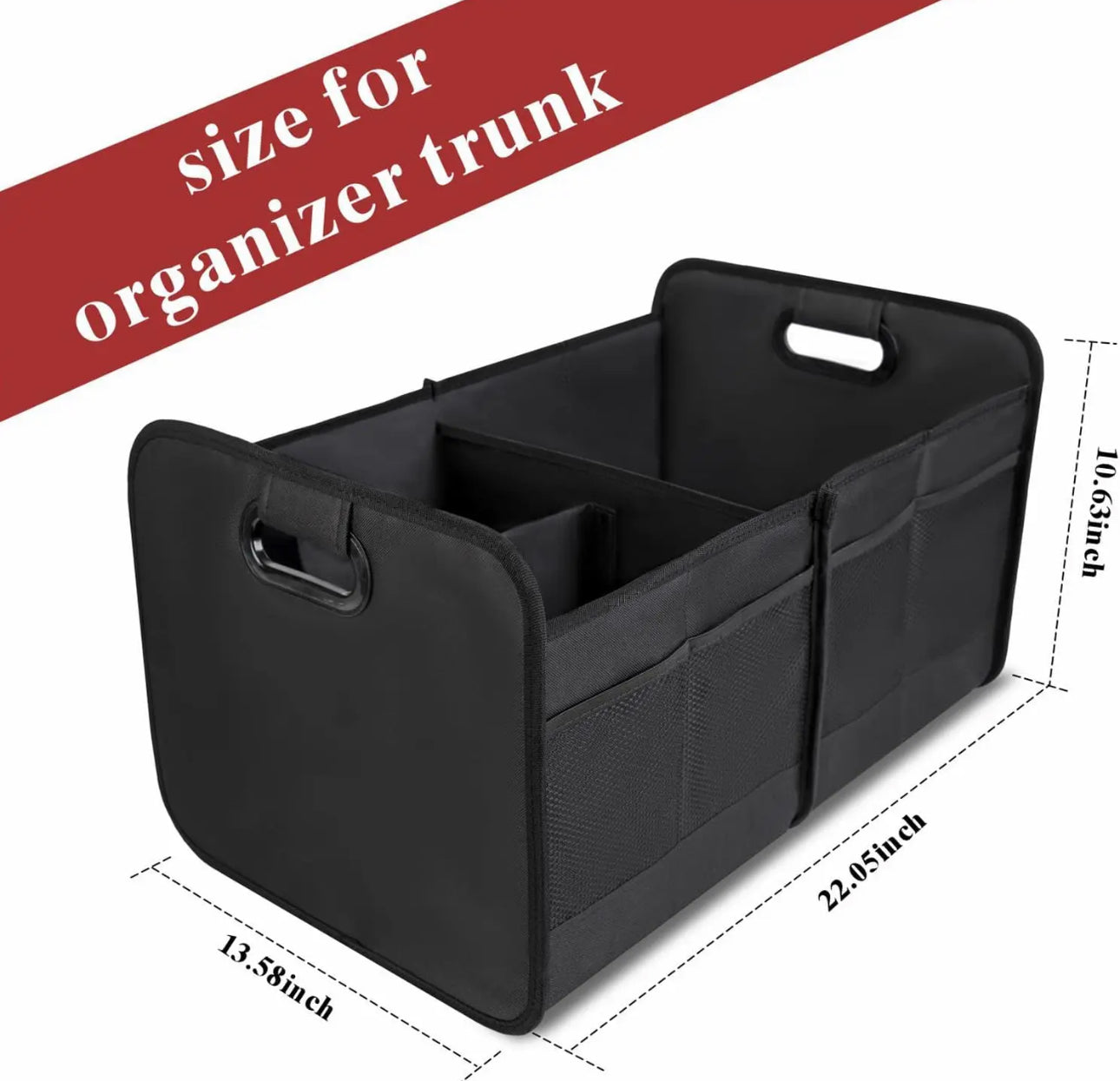 Foldable Car Trunk Organizer – Waterproof, Dust-Proof Storage Box - NARA SPACE