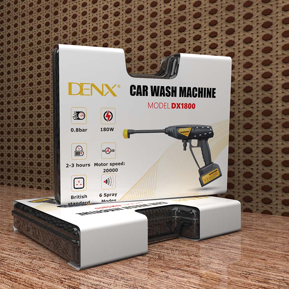 Portable High-Pressure Washer | 180W | 21V Battery-Powered Lasts 3 Hours | 1 Year Warranty - NARA SPACE