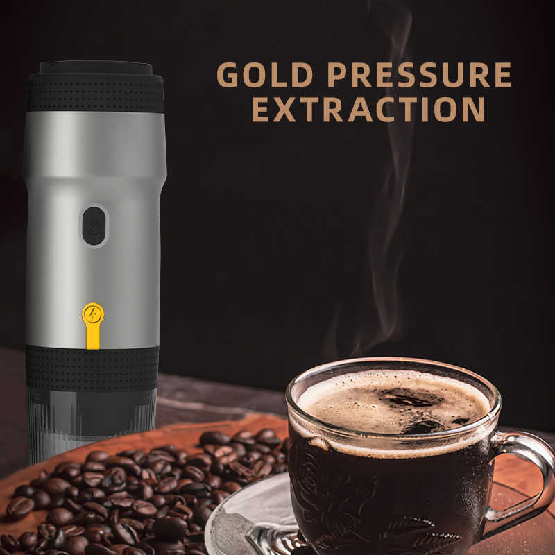 Portable Self-Heating Espresso Maker Compatible with NS Capsules & Ground Coffee - NARA SPACE