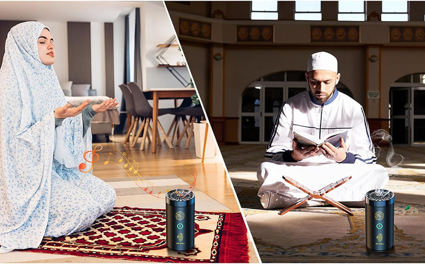Bukhoor Burner with Quran Speaker | 1 Year Warranty - NARA SPACE
