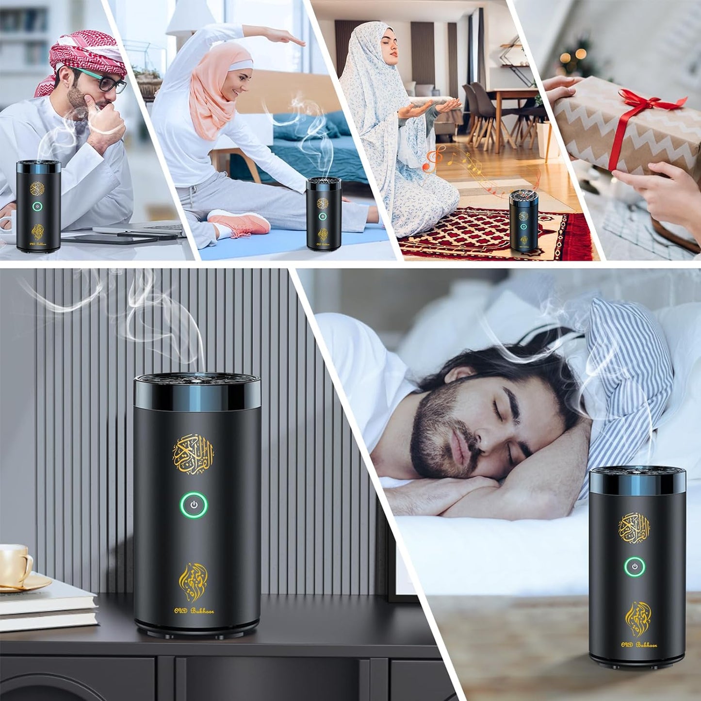 Bukhoor Burner with Quran Speaker | 1 Year Warranty - NARA SPACE