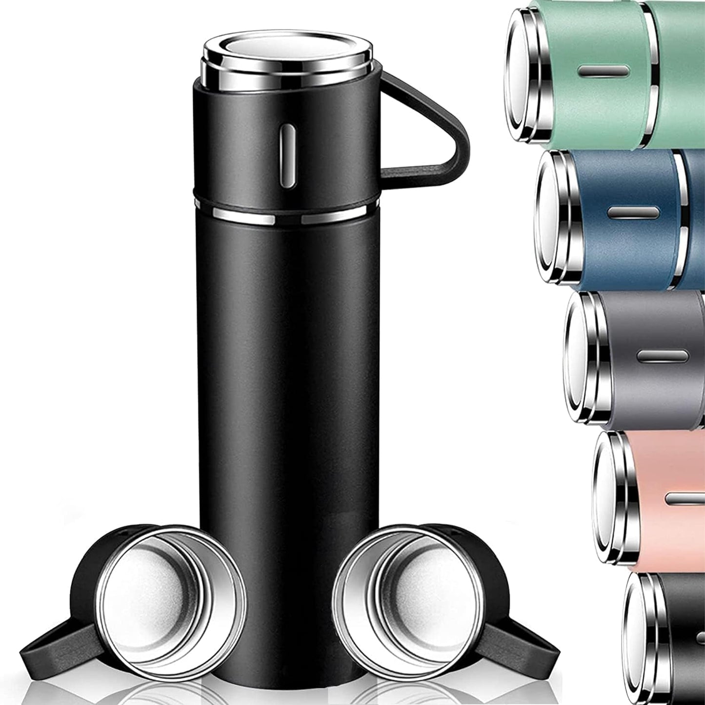 500ml Stainless Steel Vacuum Thermos Flask – Hot & Cold Insulated Bottle - NARA SPACE
