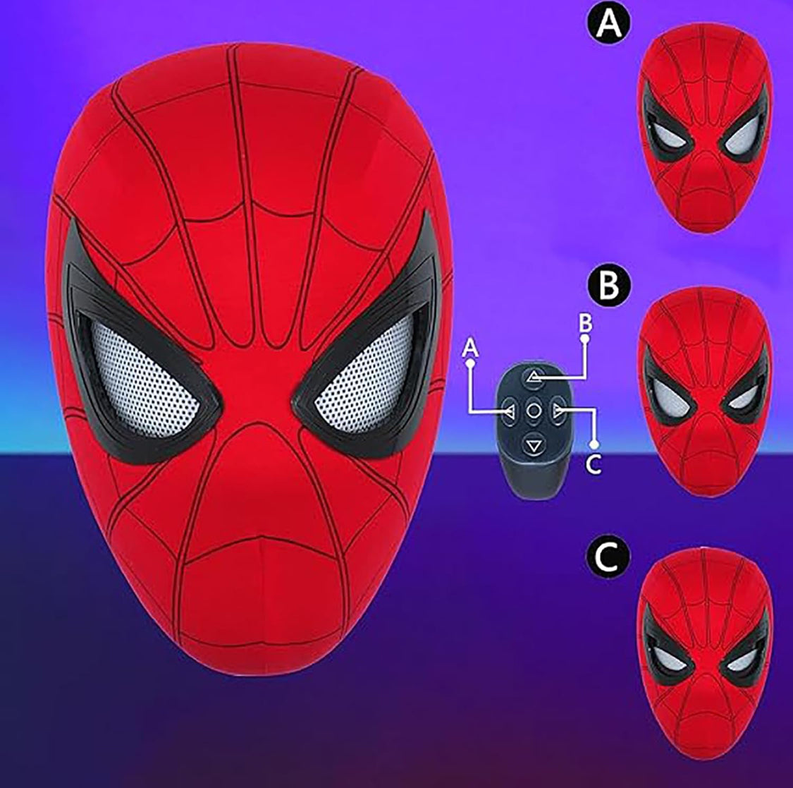 SpiderMan Mask With Remote Control