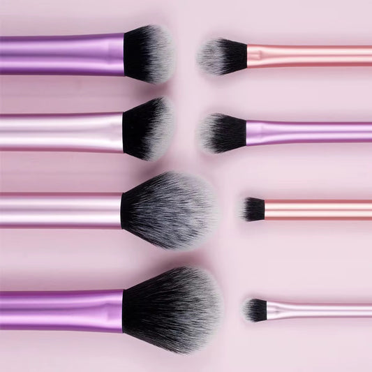 Professional 5-Piece Makeup Brush Set with Blending Sponge for Flawless Application - NARA SPACE