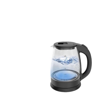 Premium Electric Glass Kettle with 1-Year Warranty - Fast Boil & Durable Design