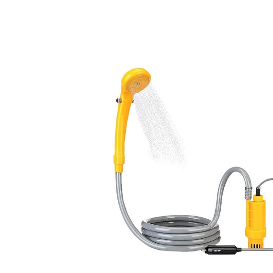 DENX Portable Outdoor Shower | 12V Rechargeable Camping Shower with 60W Power