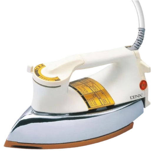 Denx DX2043 1000W Automatic Dry Iron – Non-Stick Soleplate & Safety Features | 1 Year Warranty - NARA SPACE