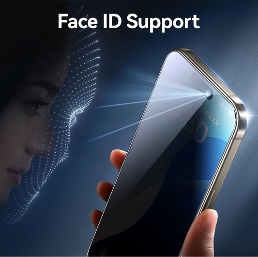 GEARMAX iPhone 16 Pro Privacy Screen Protector – 9H Anti-Spy Tempered Glass - NARA SPACE