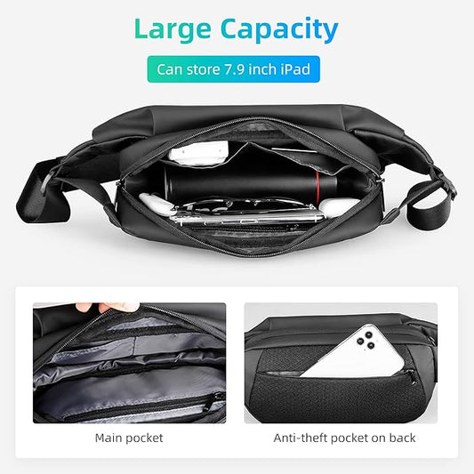 MARK RYDEN Unisex Slim Waterproof Chest Bag – Stylish Crossbody Sling - NARA SPACE