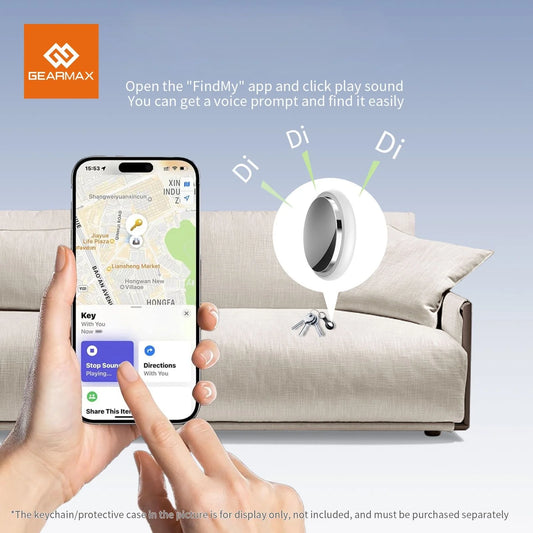 GEARMAX iTag: Apple Find My Compatible Bluetooth GPS Tracker for Keys, Wallets & Pets - NARA SPACE