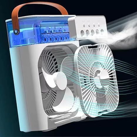 Portable Air Conditioner Fan with Humidifier, 700ml Mini Evaporative Cooler