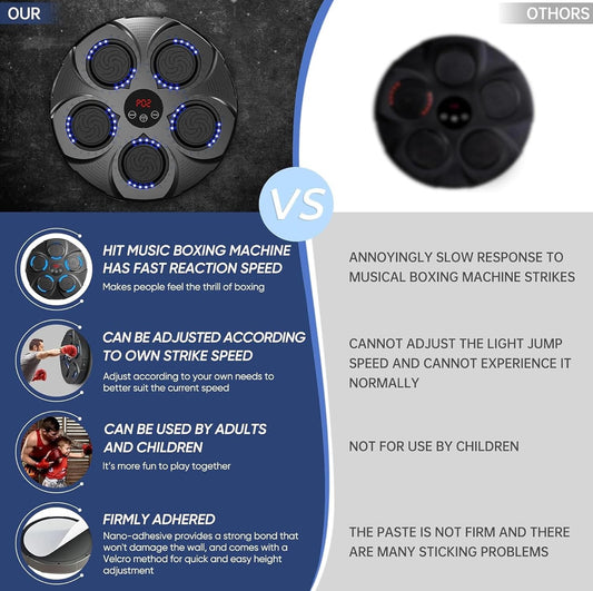 Smart Music Boxing Machine with Gloves - NARA SPACE