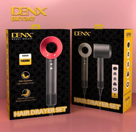 High-Speed Ionic Hair Dryer – 6000 RPM, 1500W Power, 1-Year Warranty - NARA SPACE