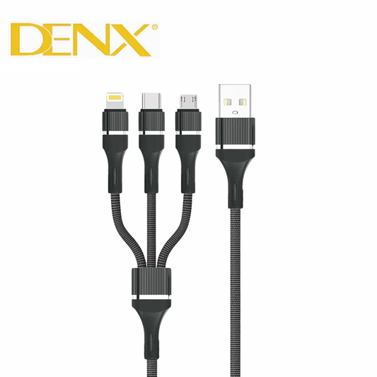 3-in-1 Fast Charging Cable | 1 Year Warranty - NARA SPACE