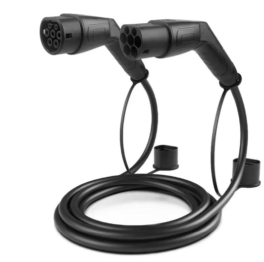 GreenLine - TYPE 2 TO TYPE 2 EV CHARGING CABLE (5M) | 32 A, 22 KW | +FREE BAG | 2 YEAR WARRANTY - NARA SPACE