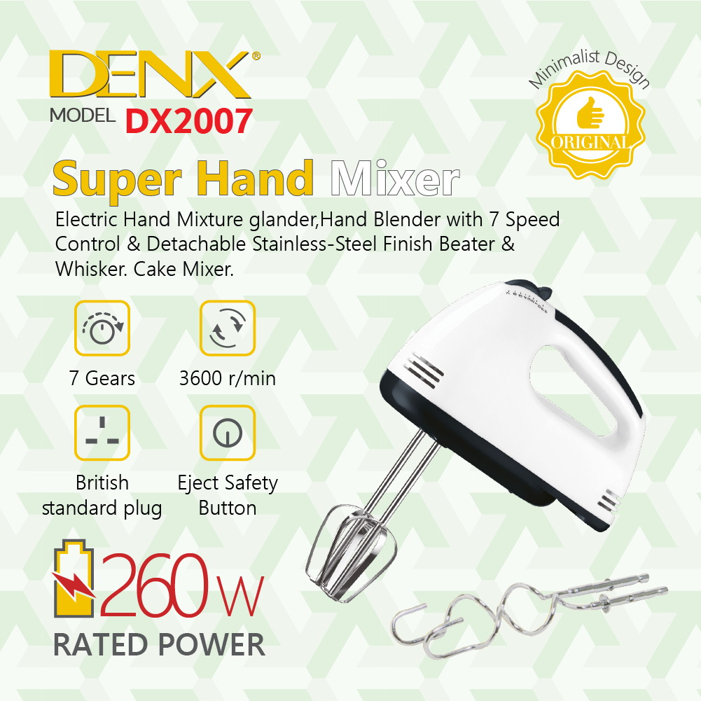 Electric Super Hand Mixer | 1 Year Warranty